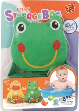 Ducks, frogs, bathroom, net bags, bathroom toys, bath toys, baby toys.