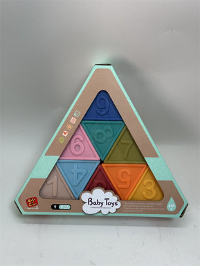Triangle piece music vinyl toys bathroom toys baby toys