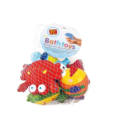 Six bathrooms, spray marine animals, bathroom toys, bath toys, baby toys.