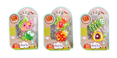 Two bathroom spray insects bathroom toys bath toys baby toys (three mixed)