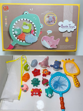 Bathroom toy set Glue toys Bathroom toys Baby toys