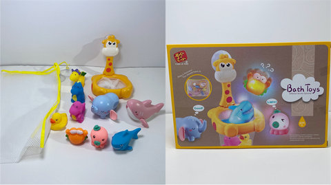 Bathroom toy set Glue toys Bathroom toys Baby toys