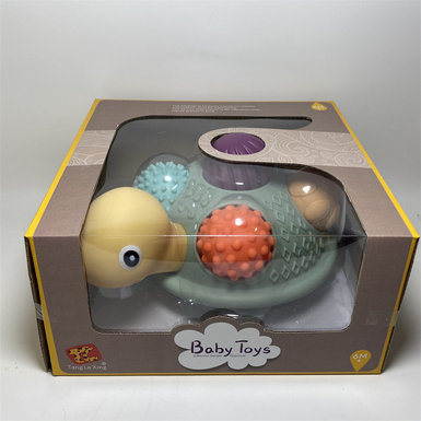 Tortoise massage splicing ball enameled toys bathroom toys baby toys