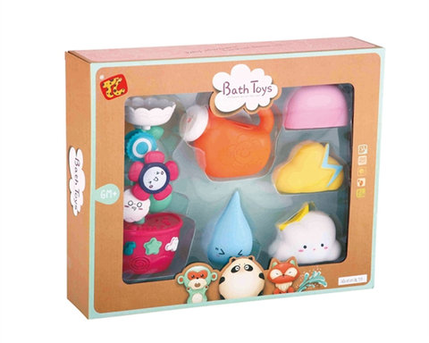 (sunflower) spray combination bathroom toys, bath toys, baby toys