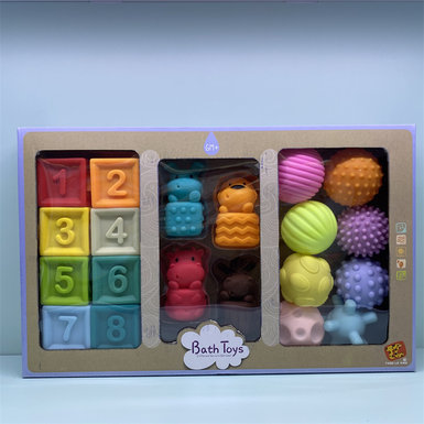 Bathroom set three-in-one bathroom toys baby toys