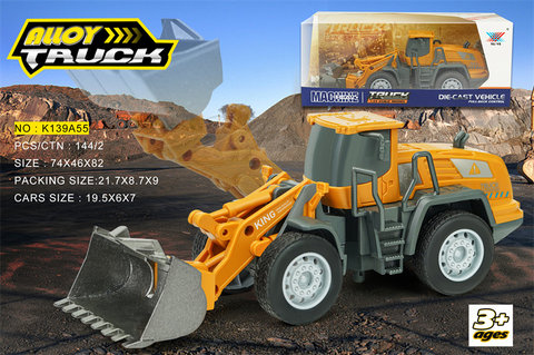 1:55 alloy engineering car alloy car toy inertia drive (1 pack)