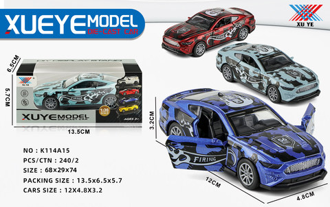 1:32 Alloy Mustang Model Opening Power (1 Pack)