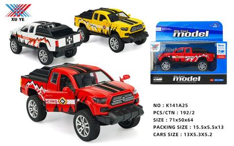 1:32 off-road alloy car Tacoma Huili 2 open door alloy car model toy car toy (1 pack)