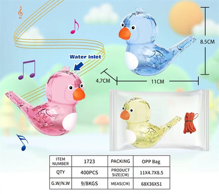 trendy play whistle waterbird toys novel toys