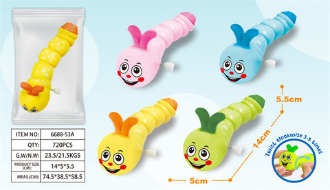 Fun and cute caterpillar chain toy