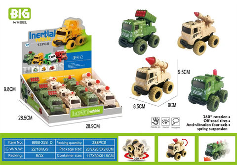 Militaryvehicleinertiavehicle(12units)