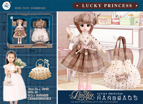 Princess Barbie Fashion Shoulder Bag Doll Toys Family Toys
