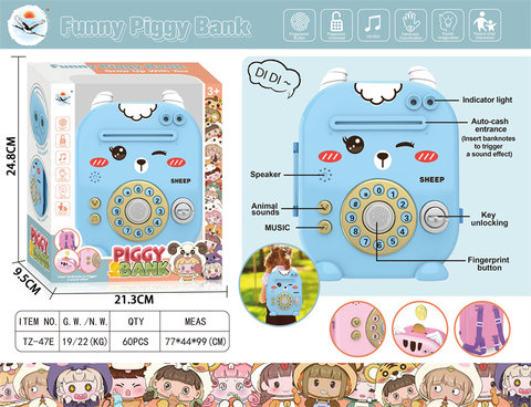 Sheep piggy bank toy educational toy