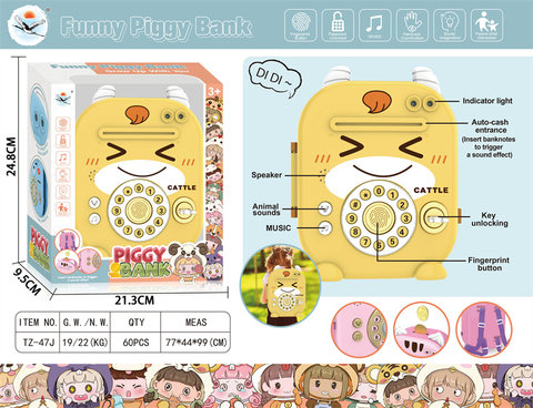Xiaozhuangniu piggy bank toy educational toy