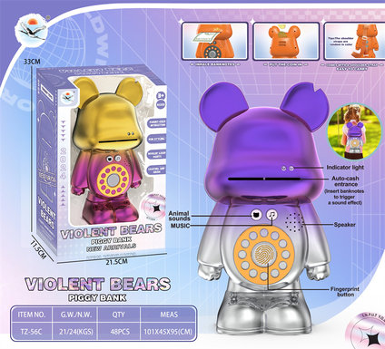 Violent bear doll toys go from house to house