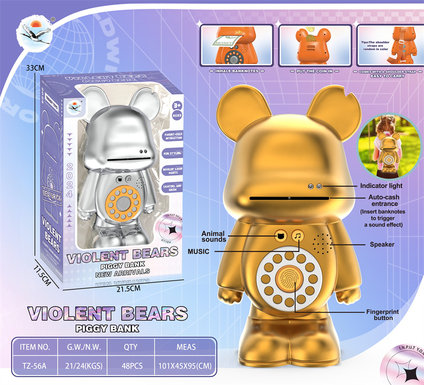 Violent bear doll toys go from house to house