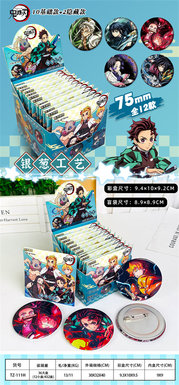 75mmtinplatebadgegifttoy