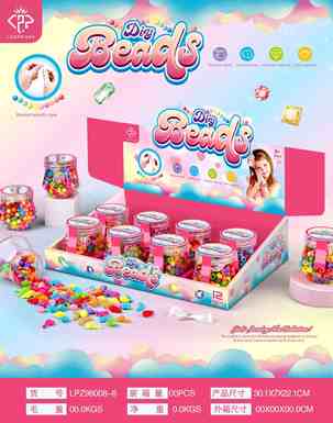 Canned colorful system of Pandora beads