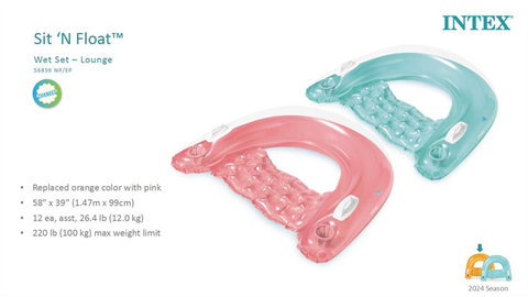 Sitting floating inflatable toy