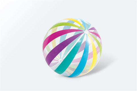 Polka dot pattern beach ball inflatable toy