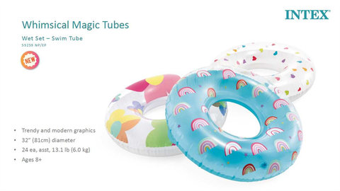 Colorful swimming ring inflatable toy
