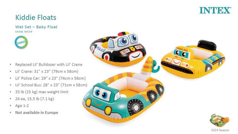 Baby seat inflatable toy