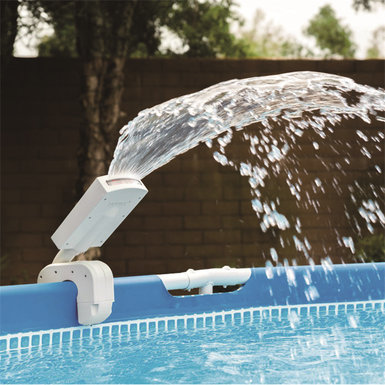 Colorful LED waterfalls swimming supplies toys