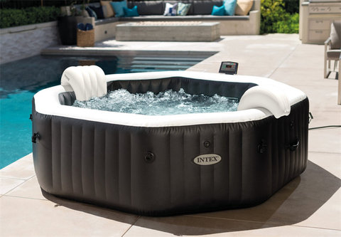 2.2 Rice black luxury leisure spa pool inflatable toy