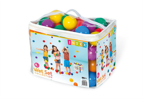 Fun colored balls 100 pieces filled with inflatable toys