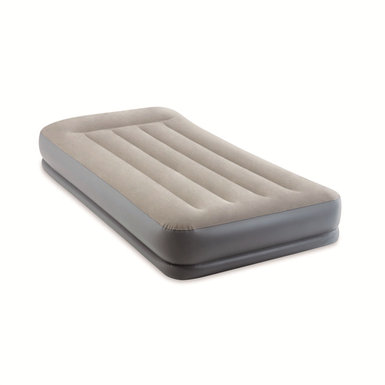 Khaki built-in pillow single layer single wire pull air bed inflatable toy