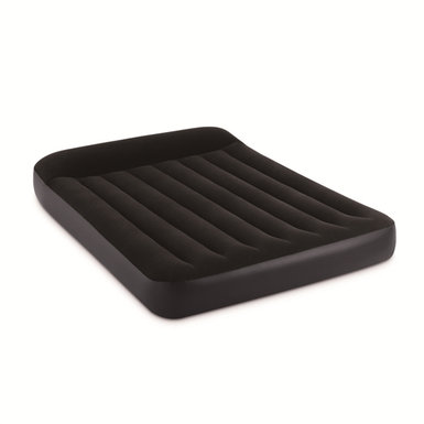 Black and white built-in pillow / electric pump double wire pull air bed inflatable toy