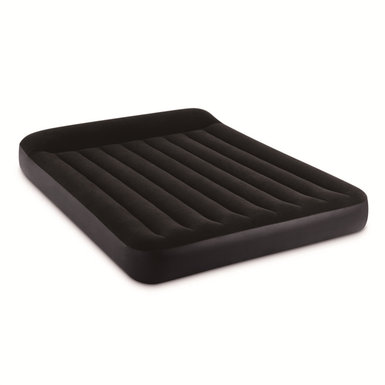 Black and white built-in pillow single layer king wire pull air bed inflatable toy