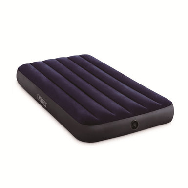 Dark blue single wire pull air bed inflatable toy