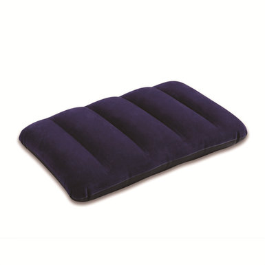 Blue fluffy pillow inflatable toy