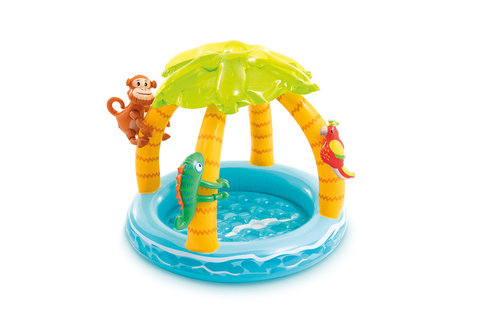 Tropical island baby pool inflatable toy