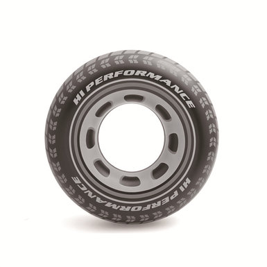 Giant radiating tire floating ring inflatable toy