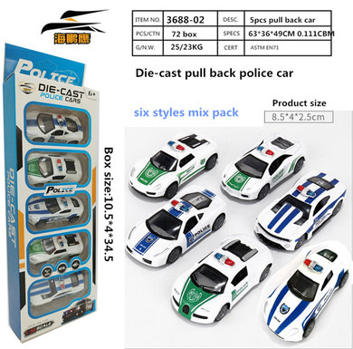 5metalpolicecars,pullback
