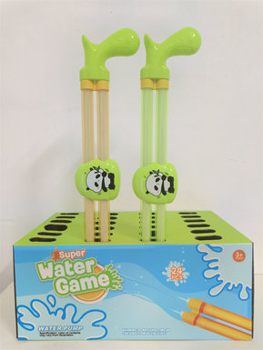 Doubletubepanda50CMpull-outwatercannonwatergunforoutdoorwaterplay