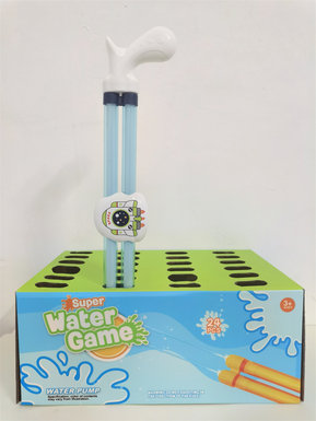 Doubletubespacecraft50CMpull-outwatercannonwatergunoutdoorwaterplay