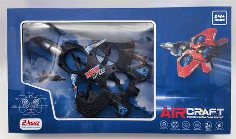 2.4G four-axis remote-controlled stunt foam tactical machine remote-controlled aircraft toy (English packaging)