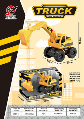 Inertia engineering earth excavation vehicle inertia vehicle toy