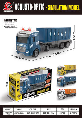 Inertial sound and light transport vehicle Inertial vehicle toy