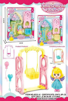 Swing house toys girl toys assembly self-assembling toy manufacturer