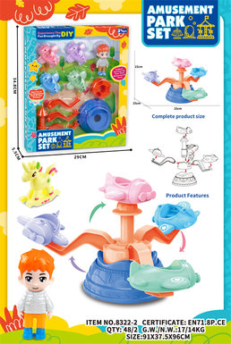 Airplane, house, toys, girls, toys, puzzles, self-assembling toys