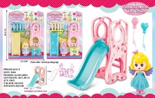 自装滑梯过家家玩具女孩玩具益智玩具