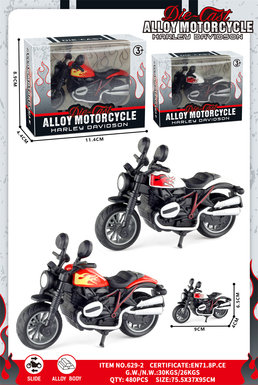 Single cylinder flame alloy motorcycle