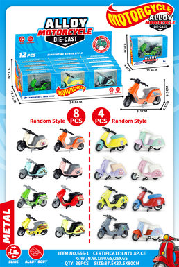 Pedal alloy motorcycle