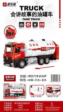 Acousto-optic inertia oil tank truck