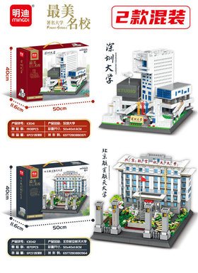 College series of building blocks toys