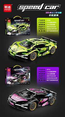 1:242.4Gtechnologyremotecontrolracingcar(304pcs)